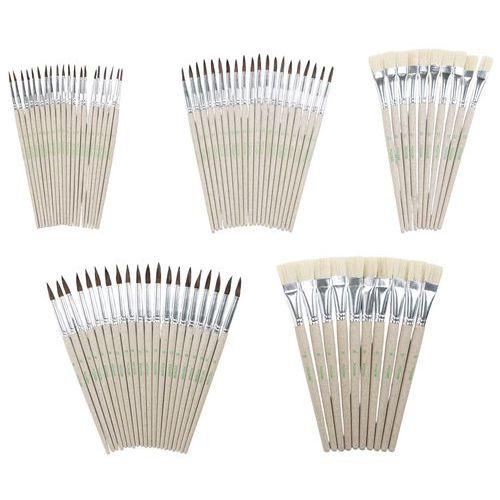 Illustration de : Kit 80 pinceaux plastique recyclé n°2 - Pichon