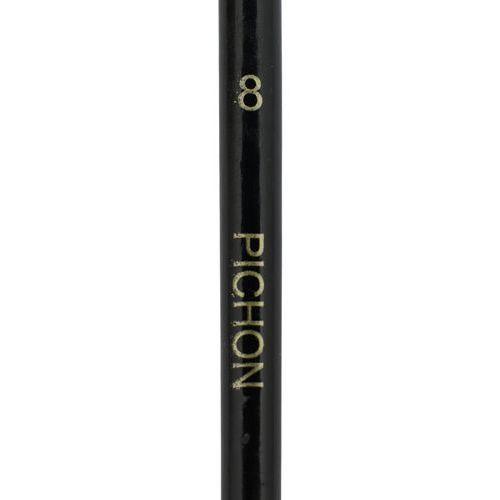 Illustration de : Sachet 10 brosses rondes soie n°8 - Pichon