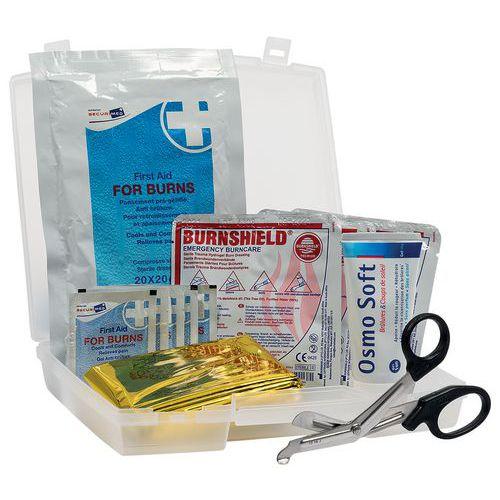 Trousse de secours garnie adaptée aux brûlures thumbnail image 1
