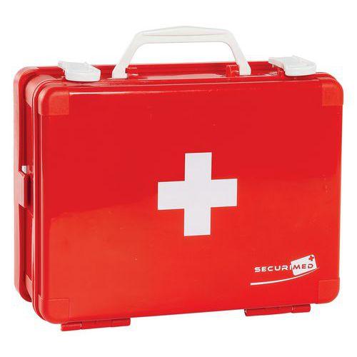Trousse de secours URGENCE, valise avec poignée soin pour 10 personnes thumbnail image 1