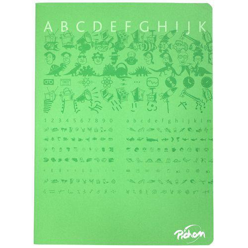 Illustration de : Cahier étudiant piqûre 70g 24x32 cm seyes 96 pages - Pichon