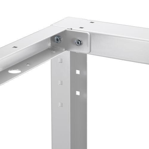 Illustration de : Établi Cubio à 3 tiroirs - Largeur 200 cm - Linoléum