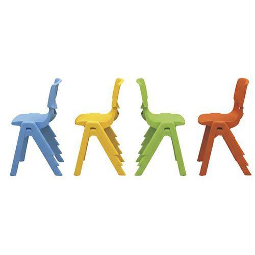 Illustration de : Chaise scolaire Clémence - Manutan Expert