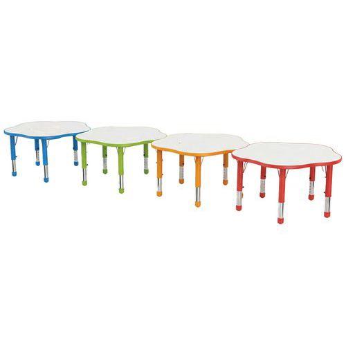 Illustration de : Table Clémence plateau fleur - Manutan Expert