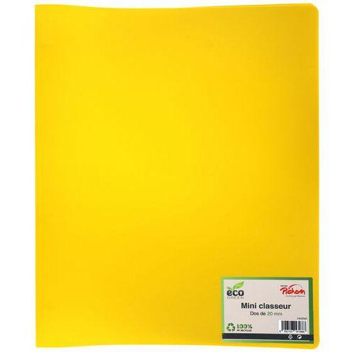Illustration de : Classeur cahier recyclé polypropylène A4 4 anneaux dos 20mm - Pichon