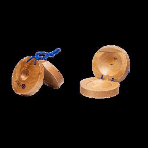 Illustration de : Castagnettes en bois - Fuzeau