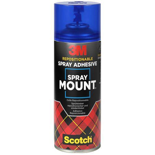 Illustration de : Colle bombe scotch Spray Mount 400 ml - 3M