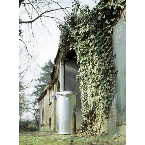 Illustration de : Poubelle d'appoint en acier galvanisé - 110 L