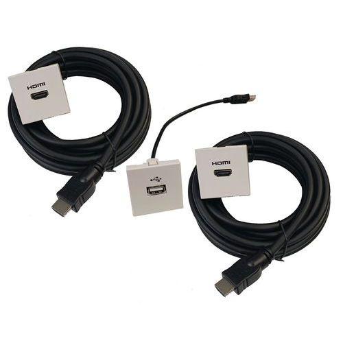 Illustration de : Kit déport spécial VPI : 2x HDMI + USB - Manutan Expert