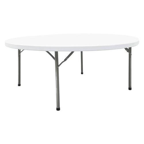 Table pliante Ø 152 cm PHD Blanc thumbnail image 1