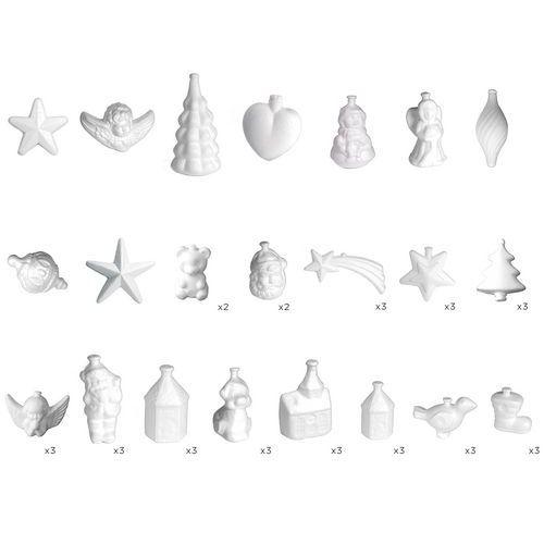 Set 46 formes polystyrène à suspendre thumbnail image 1