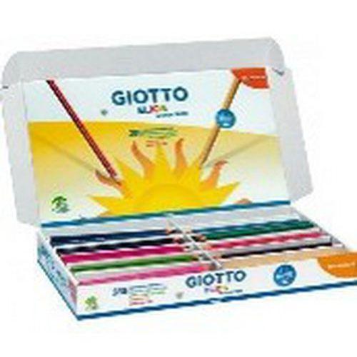 Illustration de : Schoolpack 288 crayons 18 cm elios omyacolor - Giotto
