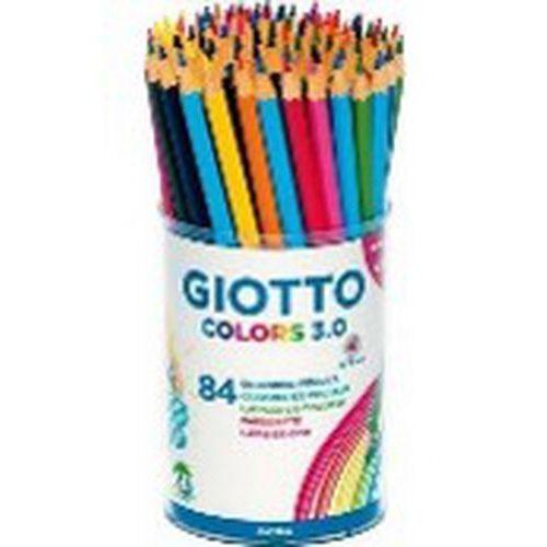 Illustration de : Pot 84 crayons colors 3.0 - Giotto