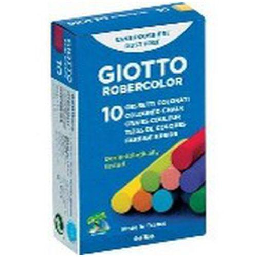 Illustration de : Etui des 10 craies couleurs assorties - Giotto
