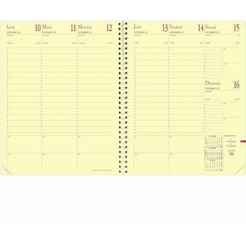 Illustration de : Agenda civil semainier Manager spiralé - 21x27 cm - 2027 - Quo Vadis
