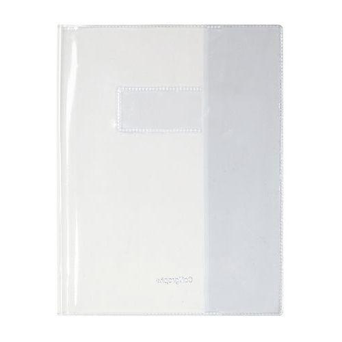 Illustration de : Protège-cahier cristal luxe 22/100e 17x22 cm transparent - Calligraphe