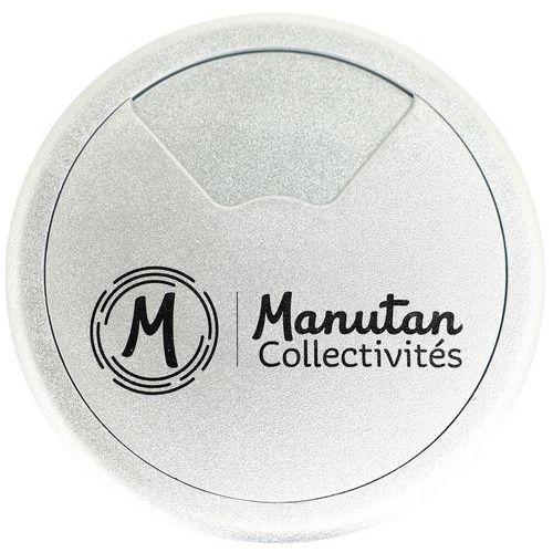 Illustration de : Obturateur passe cable bureau - Manutan Expert