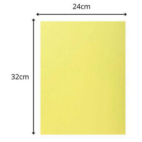 Illustration de : Paquet 50 chemises 1 rabat super 210 g 24 x 32 cm couleurs assorties