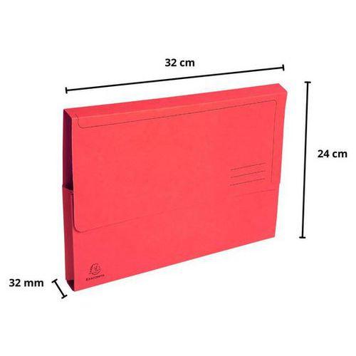 Illustration de : Paquet 10 chemises poche forever 24 x 32 cm couleurs ass - Exacompta