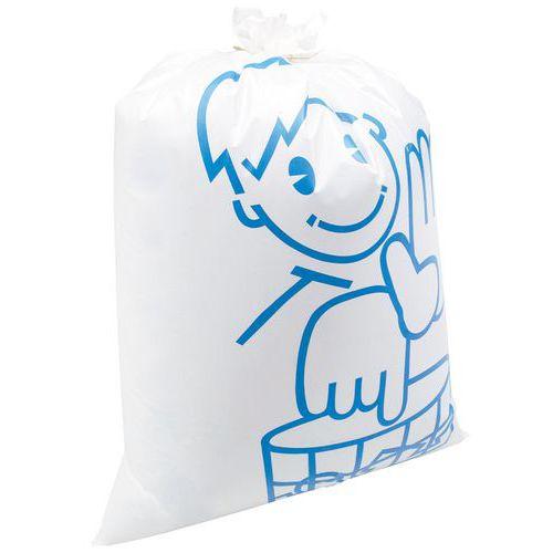 Sac poubelle blanc otje - épais et réutilisable thumbnail image 1