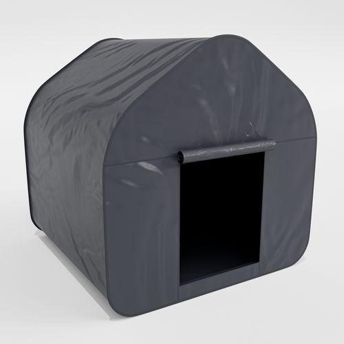 Illustration de : Tente sensorielle pop-up noire avec sac transport 105 cm - Playlearn