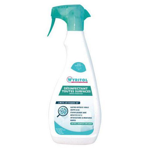 Lot de 8 Spray désinfectant multisurfaces sans allergènes - WYRITOL thumbnail image 1