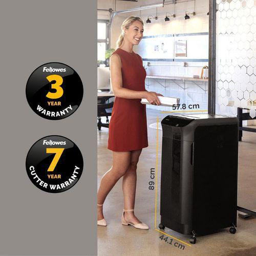 Illustration de : Destructeur de document AutoMax 600M - Coupe Micro P5 - Fellowes