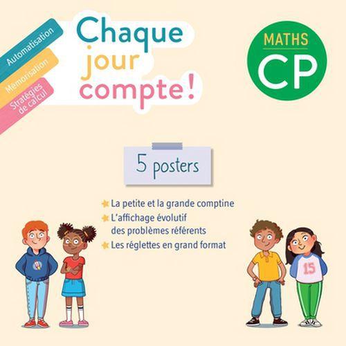 Illustration de : 9782401085503 Chaque jour compte CP 5 posters avec frise