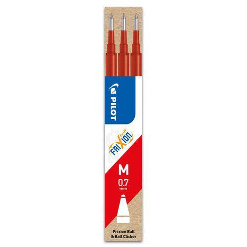 Recharge FriXion ball Pilot 0.7 mm (Set de 3) - rouge thumbnail image 1