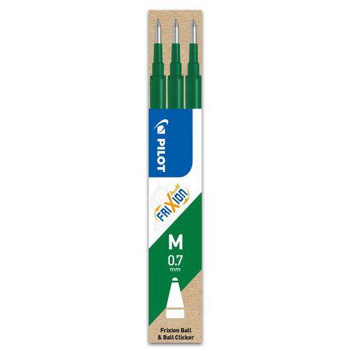 Recharge FriXion ball Pilot 0.7 mm (Set de 3) - vert thumbnail image 1