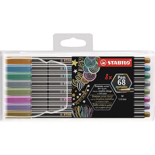 Etui 8 feutres PEN 68 couleurs métallisées thumbnail image 1