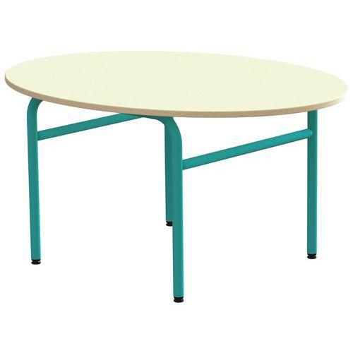 Table Elodie II ovale, 4 pieds tube thumbnail image 1