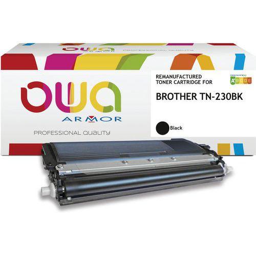 Illustration de : Toner remanufacturé BROTHER TN-230BK - OWA