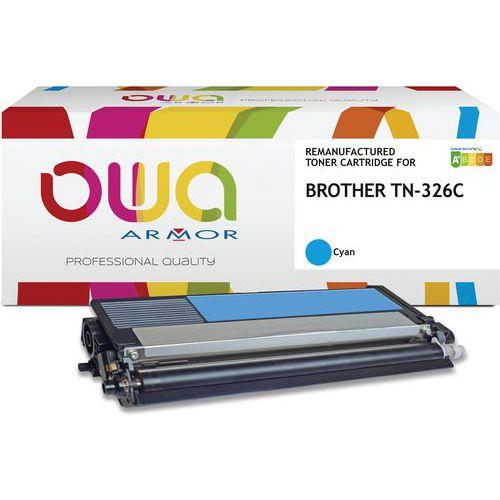 Illustration de : Toner remanufacturé BROTHER TN-326C - OWA