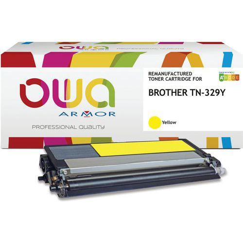 Illustration de : Toner remanufacturé BROTHER TN-329Y - OWA