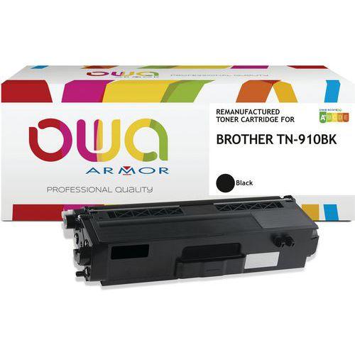 Illustration de : Toner remanufacturé BROTHER TN-910BK - OWA