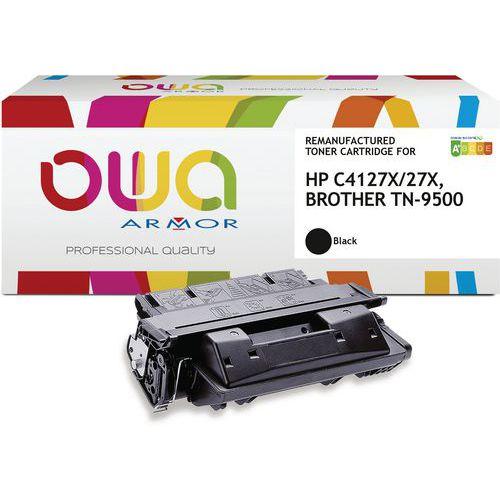 Illustration de : Toner remanufacturé BROTHER TN-9500 - HP C4127X - OWA