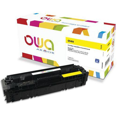 CANON 054H toner remanufacturé haute capacité Jaune thumbnail image 1