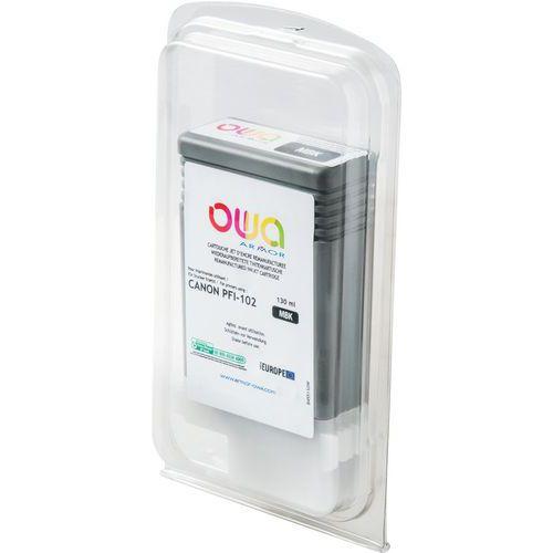 Illustration de : Cartouche d'encre traceur remanufacturée CANON PFI-102 - OWA