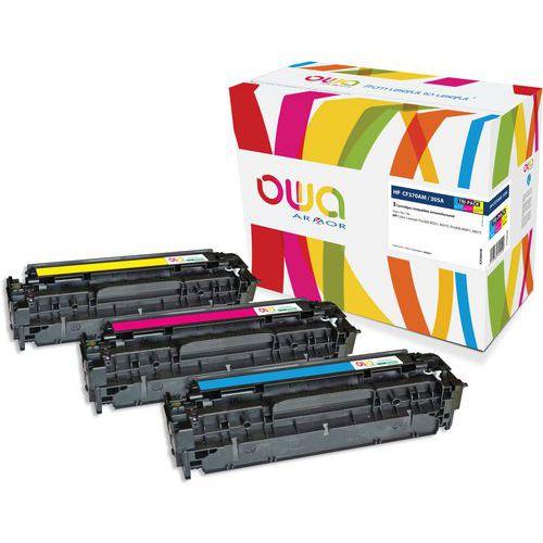Illustration de : Toner remanufacturé HP 305A - OWA