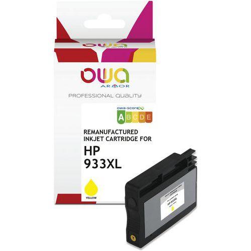 HP 933XL cartouche d'encre remanufacturée haute capacité Jaune thumbnail image 1