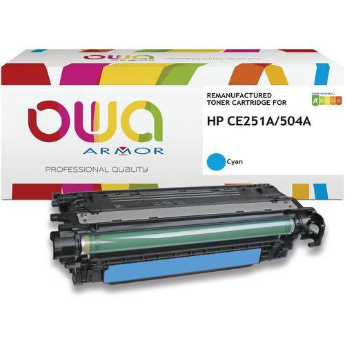 Toner remanufacturé HP CE251A - CANON 723C - OWA thumbnail image 1