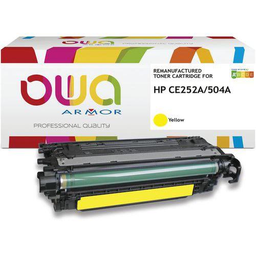 Toner remanufacturé HP CE252A - CANON 723Y - OWA thumbnail image 1