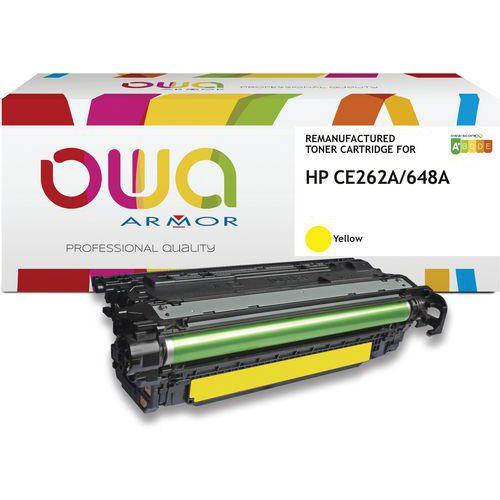 Illustration de : Toner remanufacturé HP CE262A - OWA