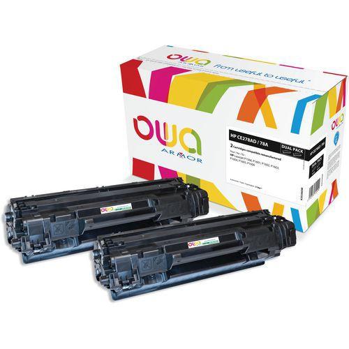 Toner remanufacturé HP CE278A - CANON 726 - OWA thumbnail image 1