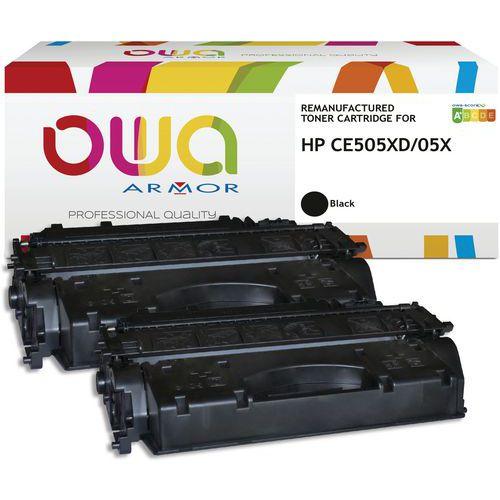 Toner remanufacturé HP CE505X - CANON 719H BI pack - OWA thumbnail image 1