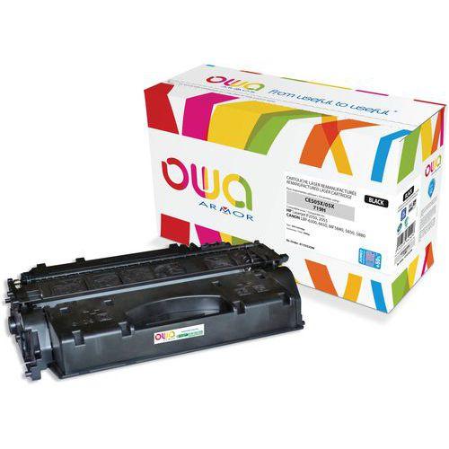 Illustration de : Toner remanufacturé HP CE505X - CANON 719H Jumbo - OWA