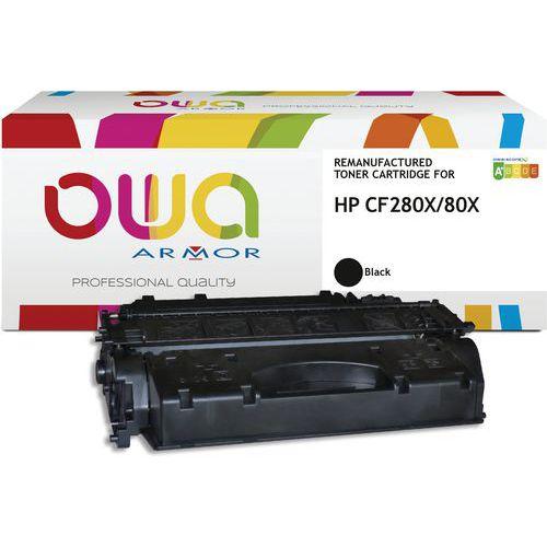 Illustration de : Toner remanufacturé HP CF280X Jumbo - OWA