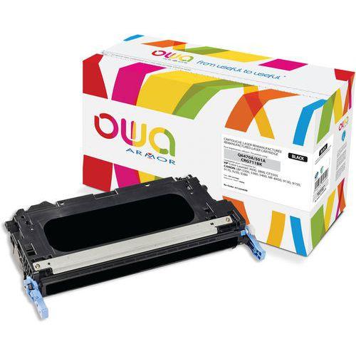 Toner remanufacturé HP Q6470A - CANON 711BK - OWA thumbnail image 1