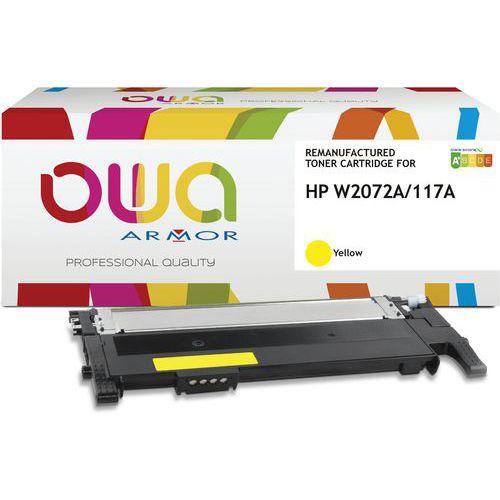 Illustration de : Toner remanufacturé HP W2072A - OWA